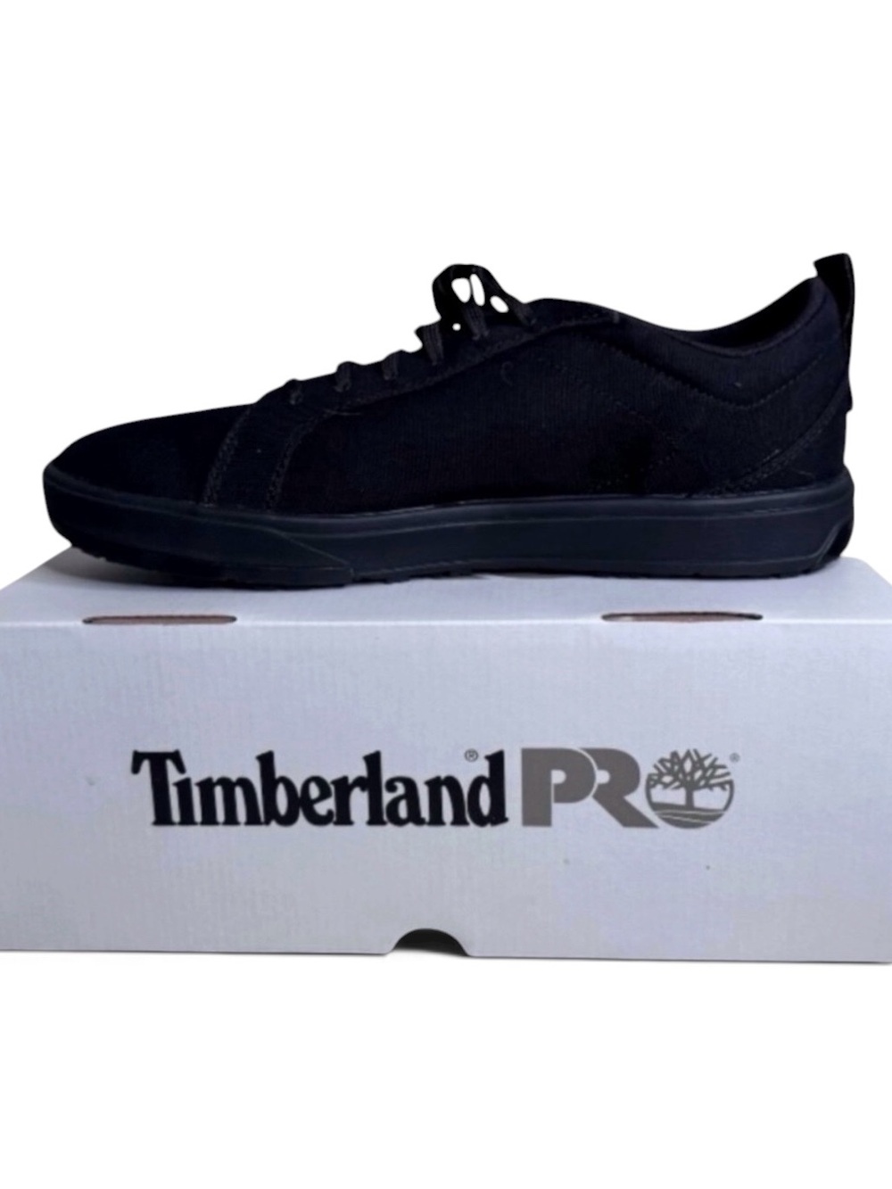 NWT Timberland Pro Work Shoes Woman's sz 11 Men’s sz 9.5 Ox Black Burbank SR